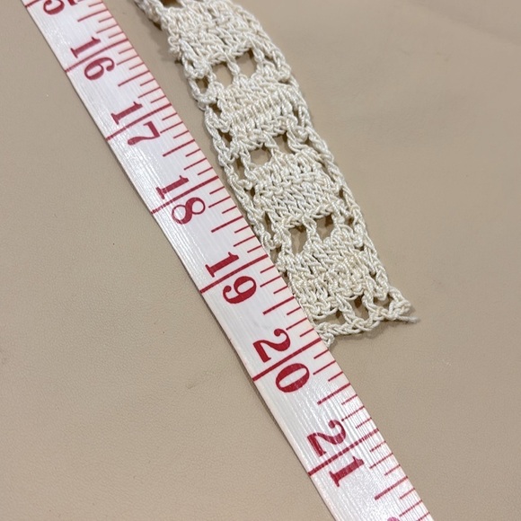 Vintage crochet cotton apron - Picture 6 of 6